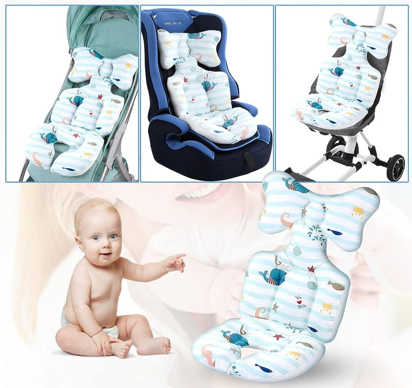 ComfyBabe™ - Coussin siège et poussette Auto - Boudchou de maman