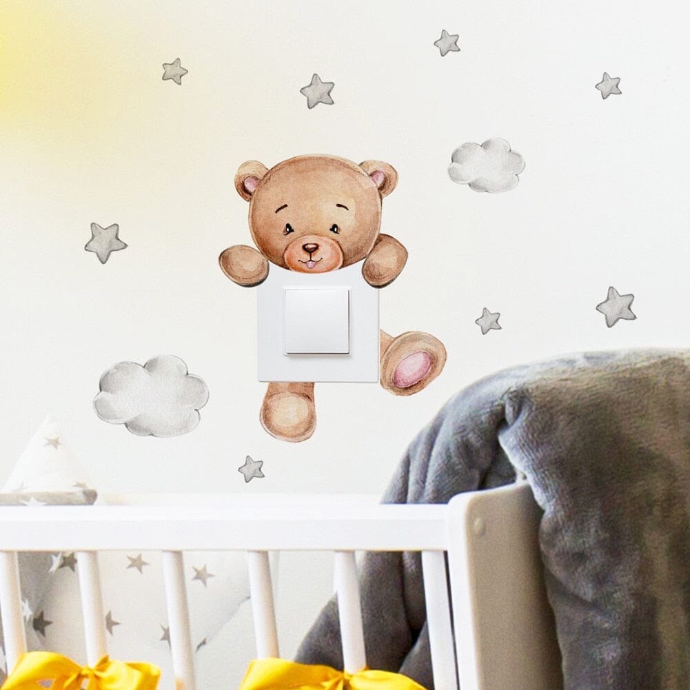 Stickybear™ - Sticker ourson décoratif | Chambre d'enfants - Boudchou de maman
