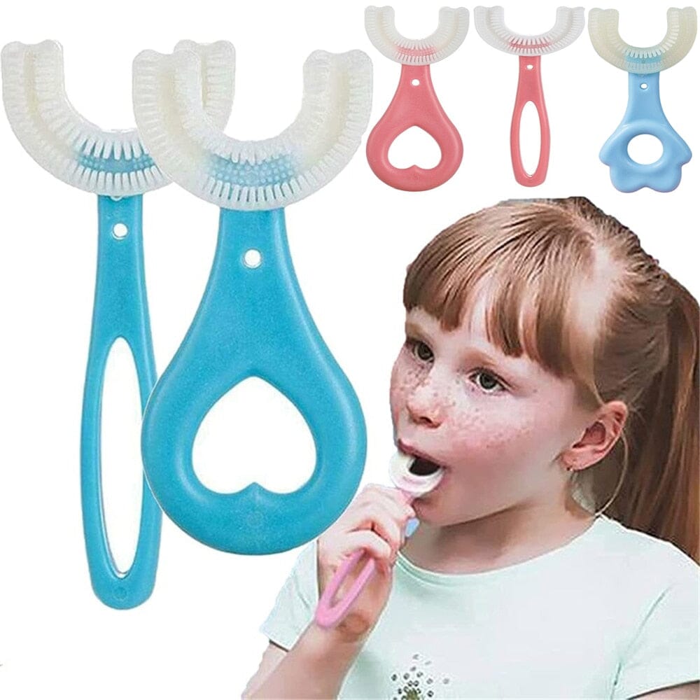 U360°Teeth™ - Brosse à dents 2.0 | Enfants - Boudchou de maman