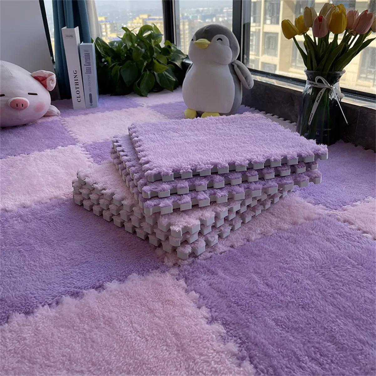 Tapis d'éveil bébé-Tapis de puzzle en mousse