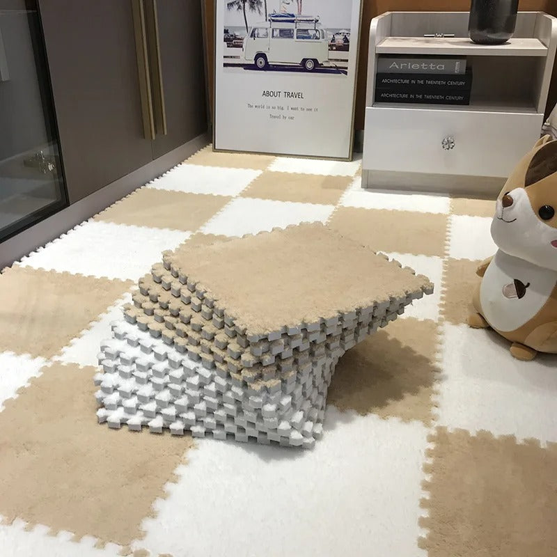 Tapis d'éveil bébé-Tapis de puzzle en mousse