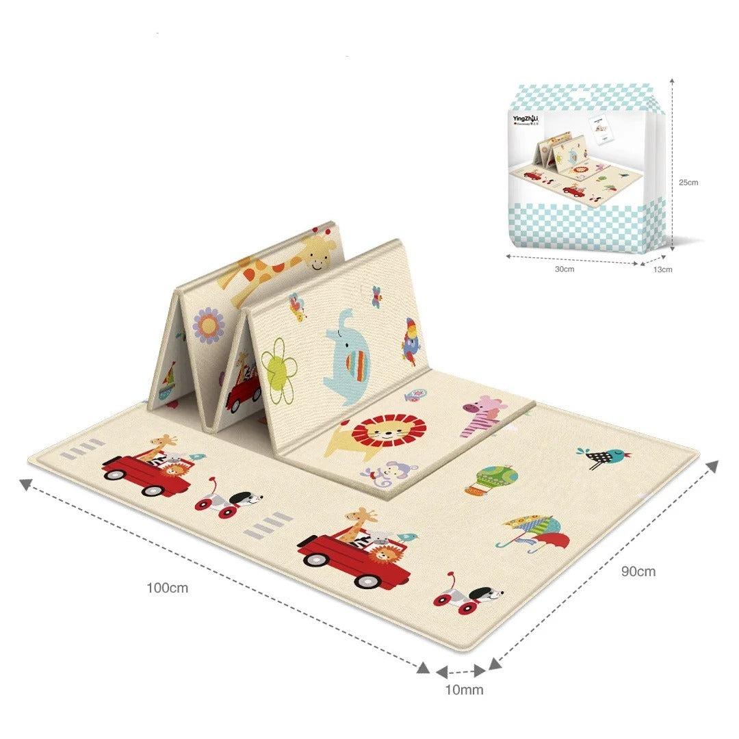 Tapis d'éveil bébé-Tapis de jeu pliable