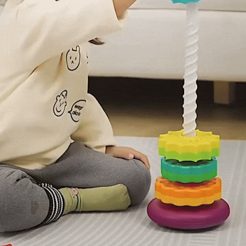 Jouet d'éveil bébé-tour rotatif