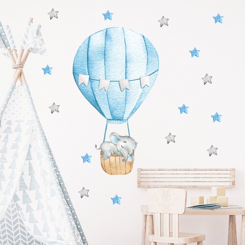 BabyElephant™ - Autocollants muraux pour chambre de bébé | bébé - Boudchou de maman