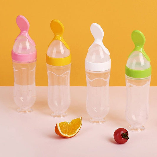 Biberon avec cuillère pour nouveau - né | EasyBottle™ - Boudchou de maman