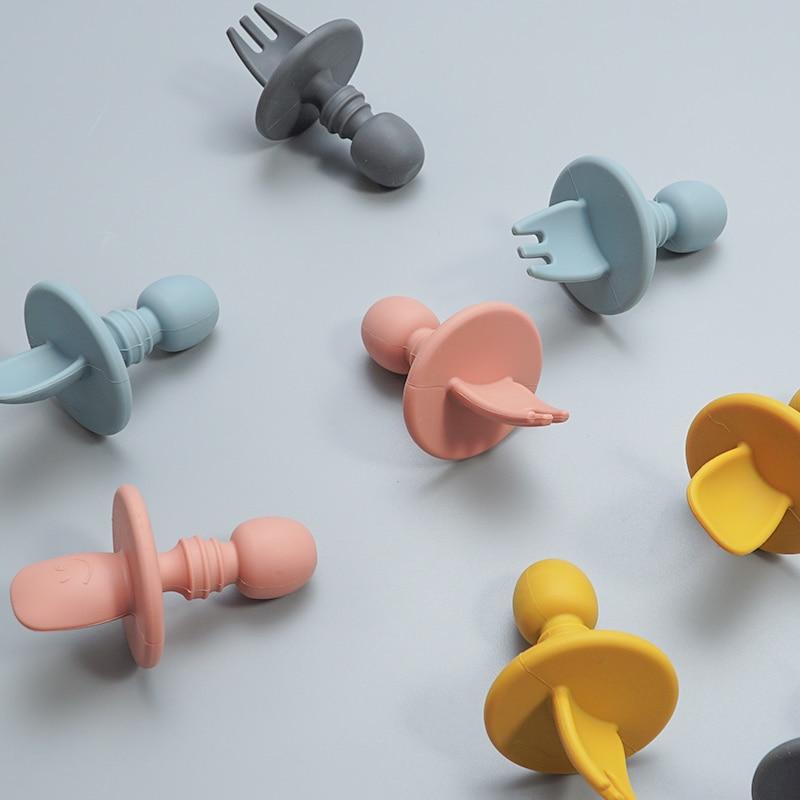CuttieSpoon™ | Cuillère et fourchette pour bébé | Maman - Boudchou de maman