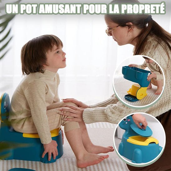 Petit pot pour bebe - Dinosaure - Boudchou de maman