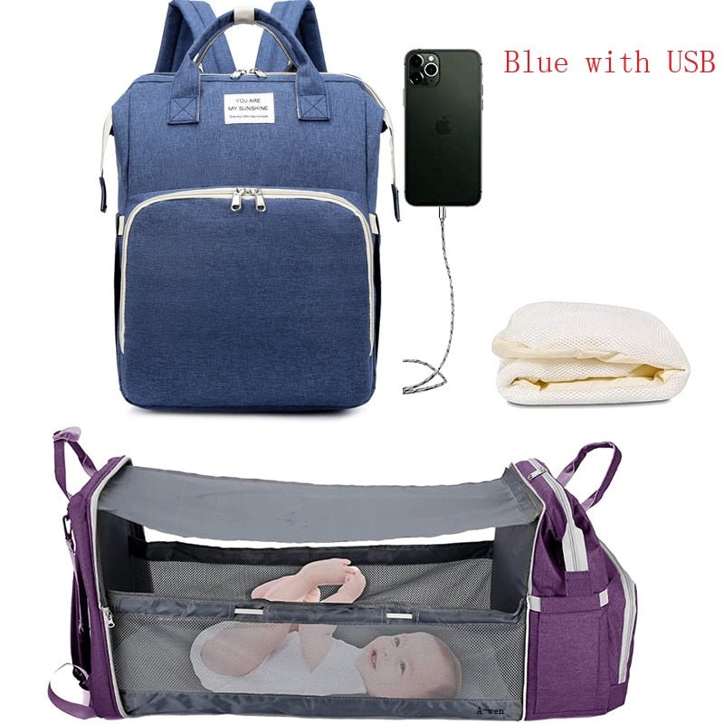 Sac à langer portatif | Berceau de voyage BabyNappy™ - Boudchou de maman