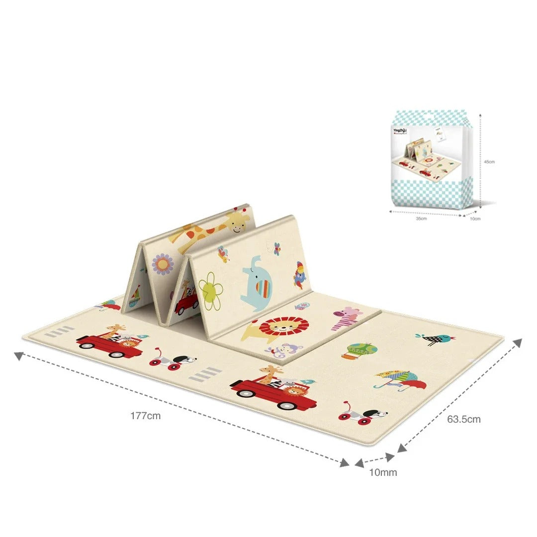 Tapis d'éveil bébé-Tapis de jeu pliable