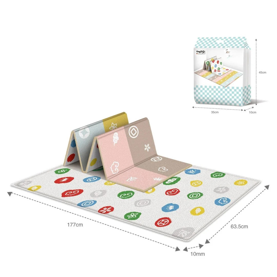 Tapis d'éveil bébé-Tapis de jeu pliable