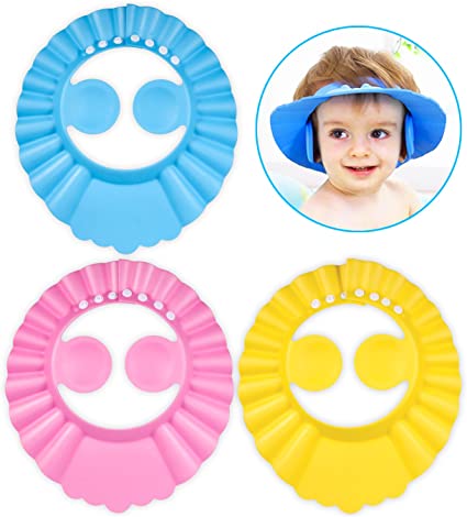 Visière chapeau pour douche bébé I ShampooCap™ - Boudchou de maman